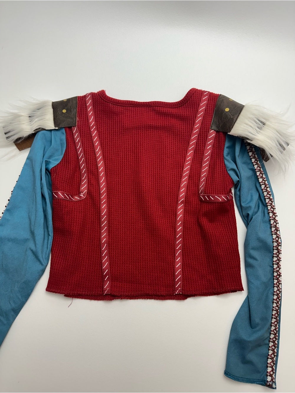 How To Train Your Dragon Red and Blue Viking-Inspired Kids Costume Top